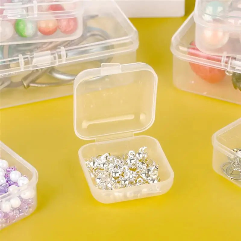 Translucent Plastic Jewelry Storage Box Set - Smarsty