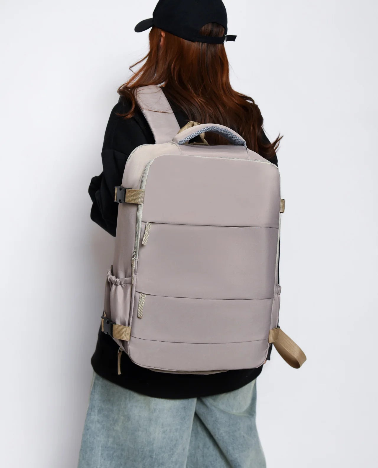 Couples Leisure Lightweight Backpack Travel Backpack Female New Backpack Student Schoolbag Large Capacity Travel Commuter Luggag - Smarsty