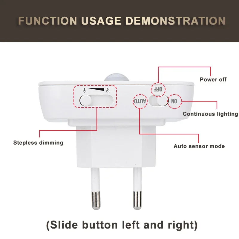 Motion Sensor LED Night Light for Children's Bedrooms - Smarsty
