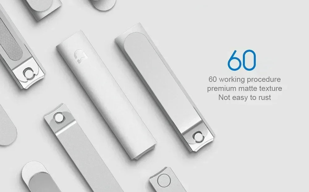 Xiaomi Mijia Stainless Steel Nail Clippers with Anti-Splash Cover - Smarsty
