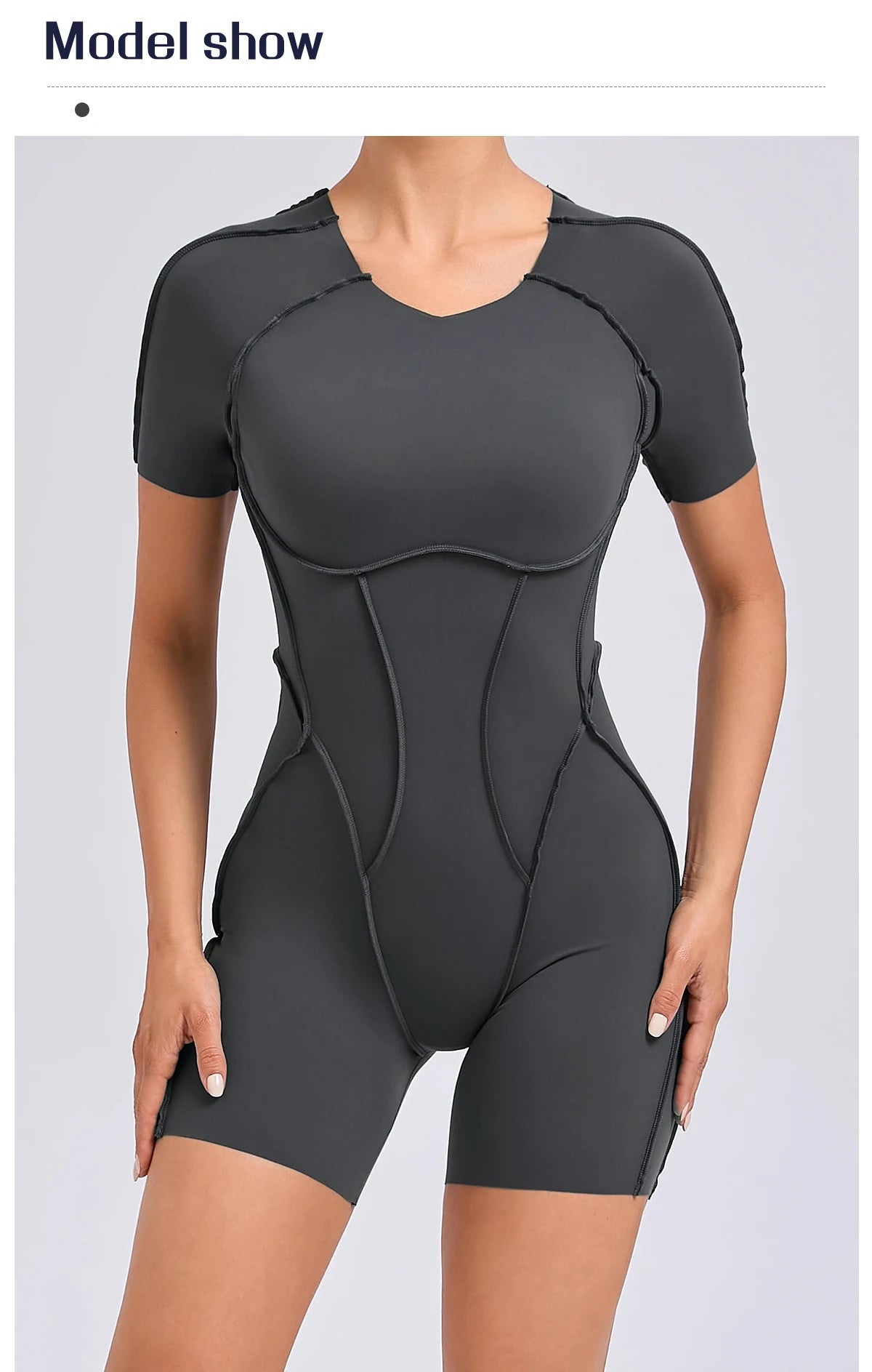 Short Jumpsuit Gym Clothes For Women Sportswear Fitness Overalls Backless Scrunch Booty Yoga Suit Sports Set Outfit - Smarsty