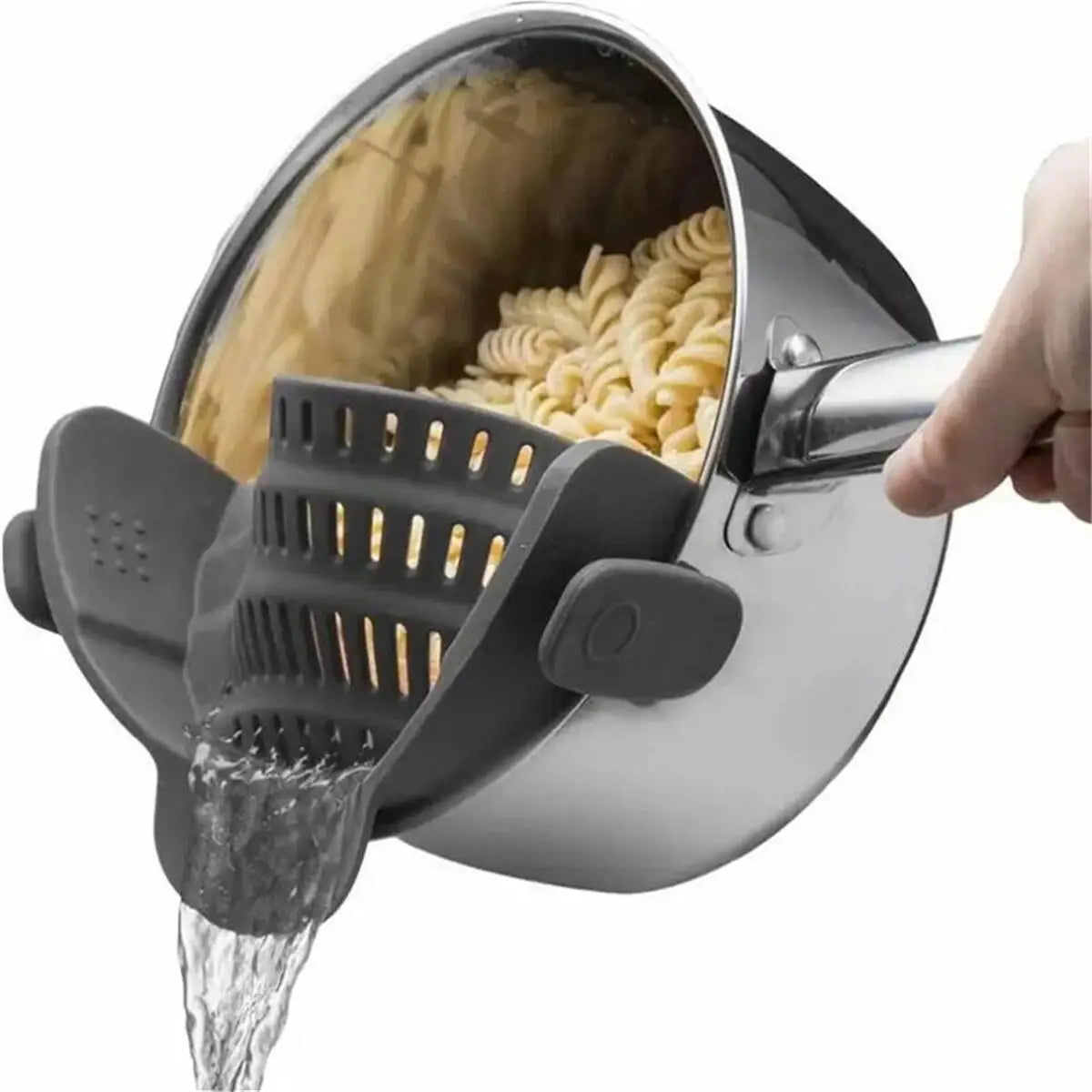 1pc, Strainer, Pot Strainer, Adjustable Clip On Strainer For Pots Pans And Bowls, Kitchen Pot Strainer - Smarsty