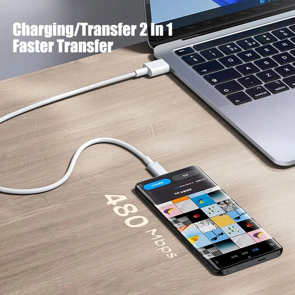 Fast Charging USB C to USB C Cable 60W Data Sync - Smarsty