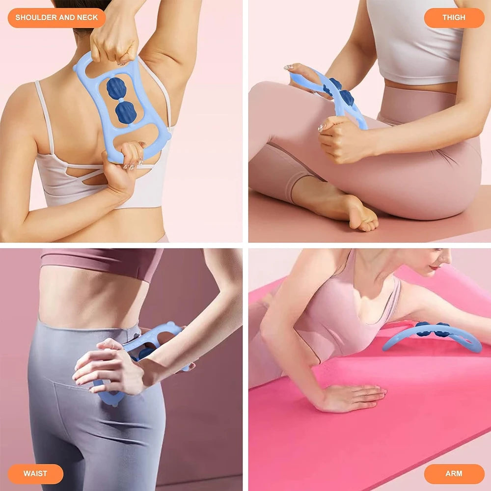 Portable Round Massager Roller for Targeted Cellulite Relief - Smarsty