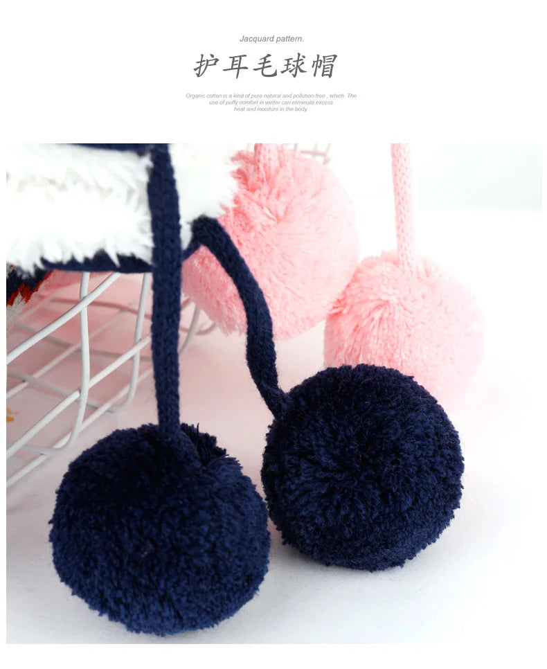 Kids Cartoon Winter Hat Scarf Set With Gloves Warmth - Smarsty