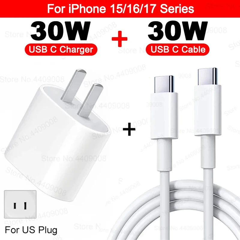 Efficiently 30W USB C Fast PD Charger For iPhone Pro - Smarsty