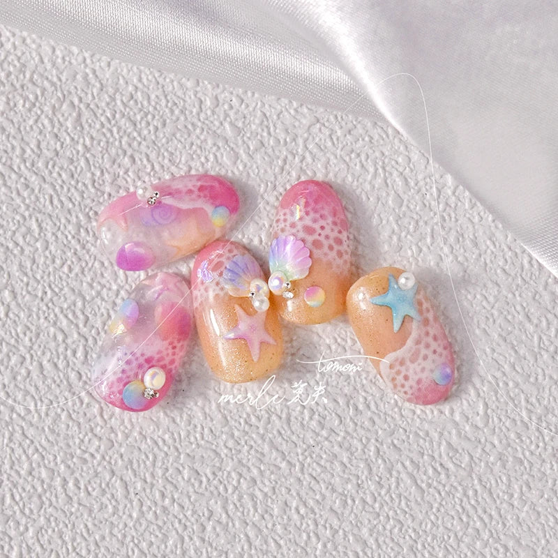 Colorful Seashell Nail Art Stickers for Dreamy Designs - Smarsty