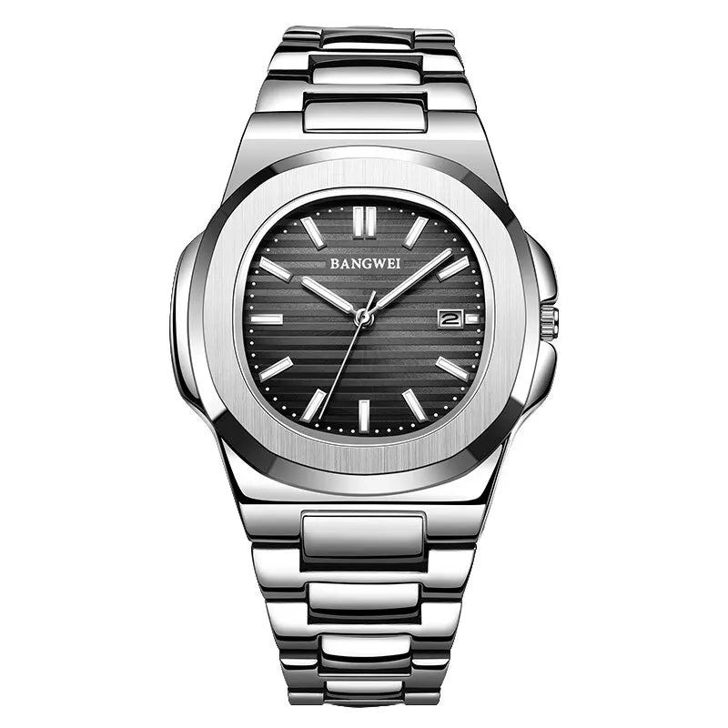 Luxury Waterproof Men's Quartz Watch with Automatic Date - Smarsty