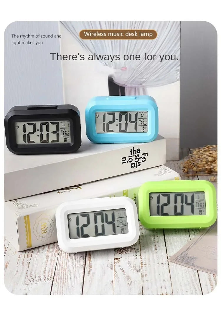 LED Digital Alarm Clock with Calendar Function for Desk - Smarsty