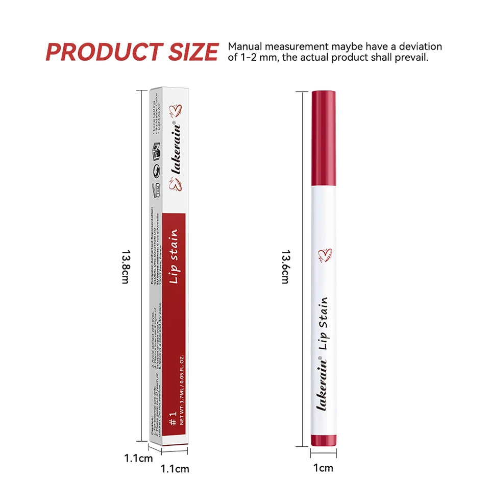 Lakerain Long-lasting Lip Gloss 6 Colors Matte Color Not Easy To Fade Non-stick Cup Silky Lip Gloss Wholesale ship for us