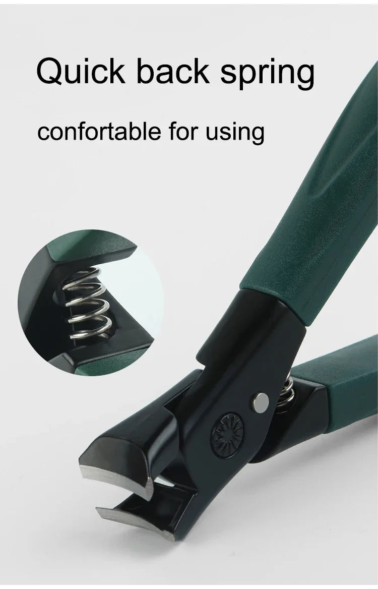 Stainless Steel Anti-Splash Nail Clipper for Thick Fake Nails - Smarsty