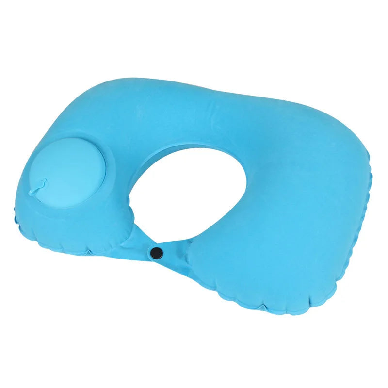 Portable Inflatable Travel Neck Pillow for Comfort - Smarsty