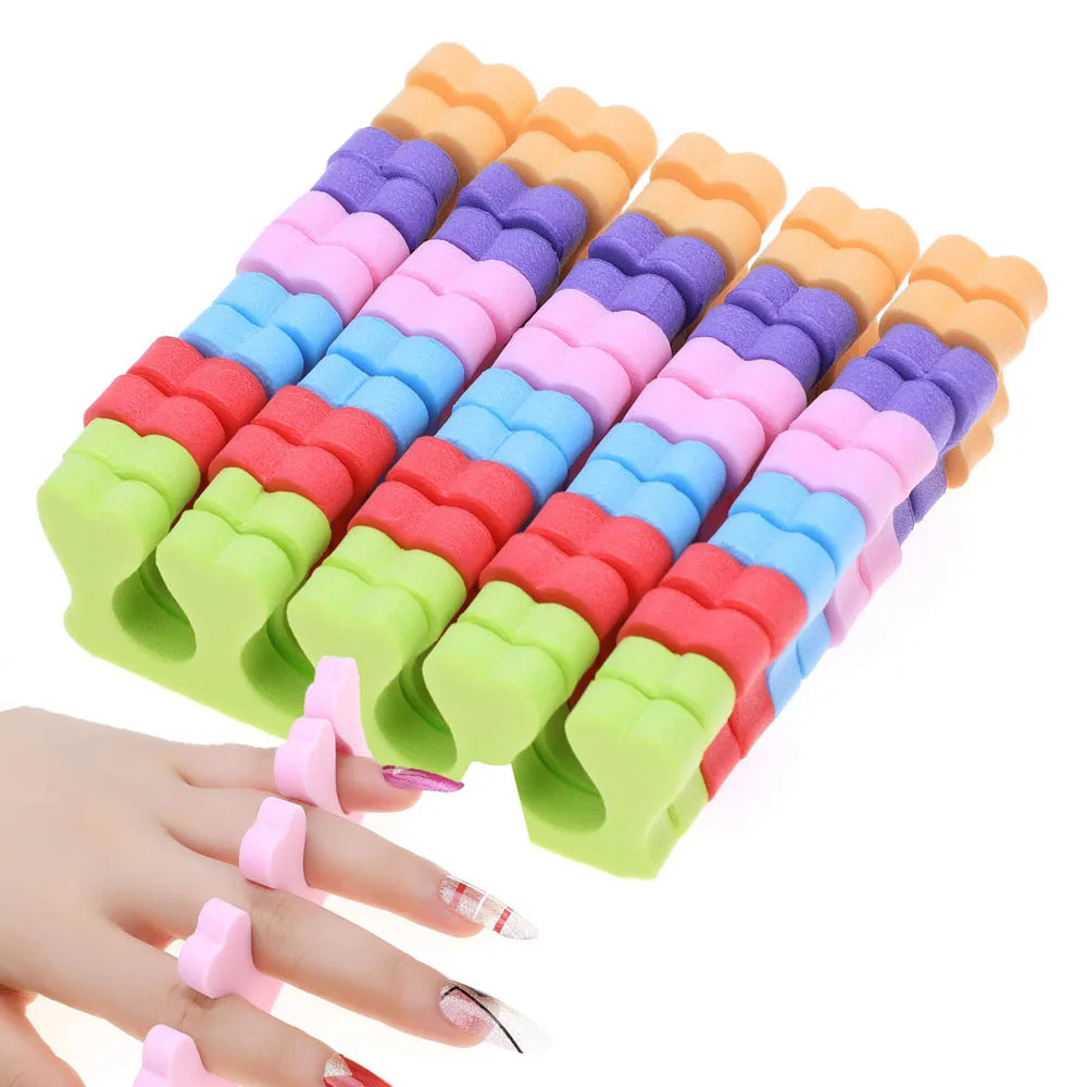 Soft Silicone Toe Separators for Nail Art Practice - Smarsty