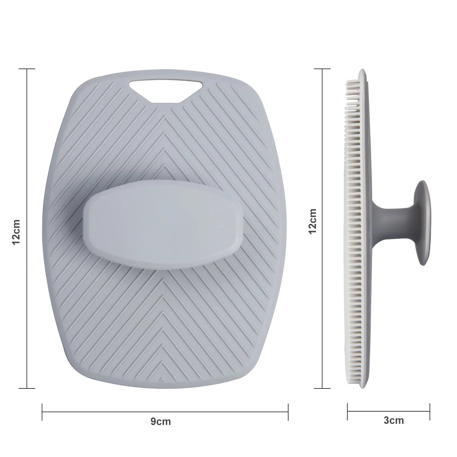 Exfoliating Silicone Brush Cleanser with No Slip Handle - Smarsty