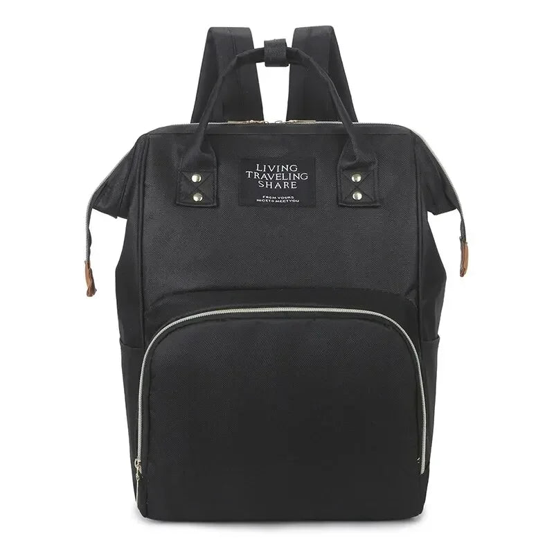 New Fashion Oxford Multi Functional Wear Resistant Insulation Large Capacity Zipper Mommy Bag Backpack for Travel