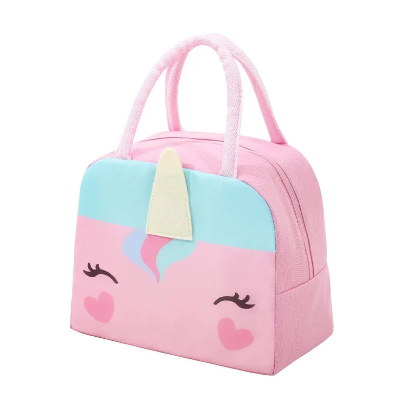 Cartoon Kids Lunch Bag With Thermal Insulation Waterproof - Smarsty