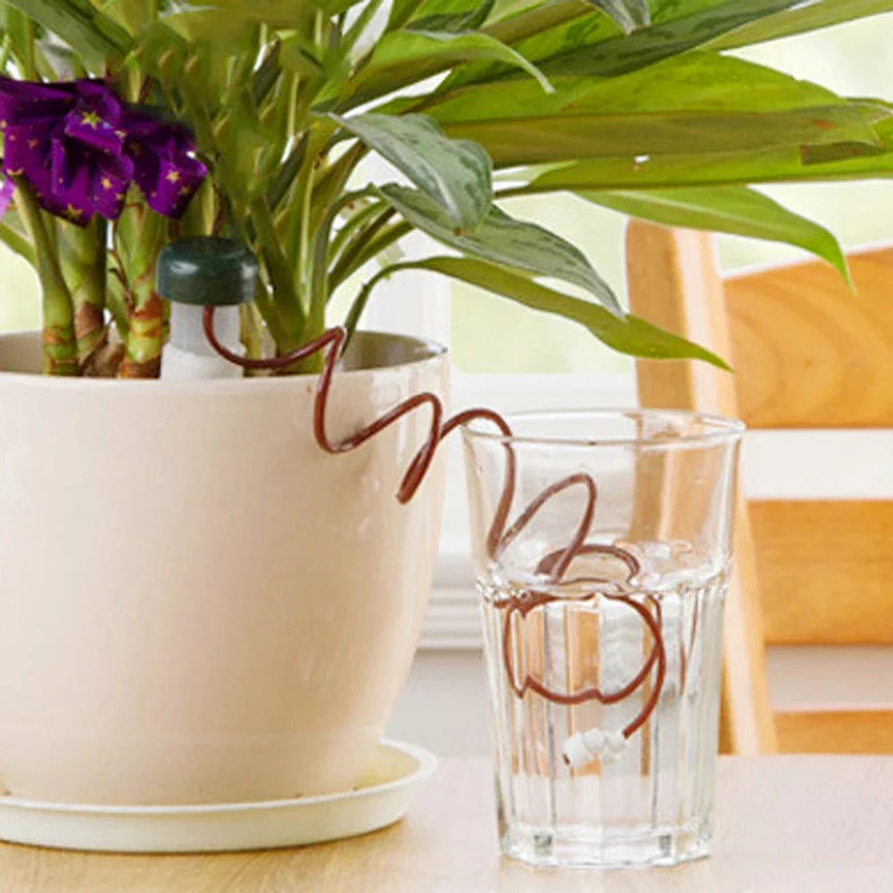 Self-Watering Drippers for Easy Indoor Plant Care - Smarsty