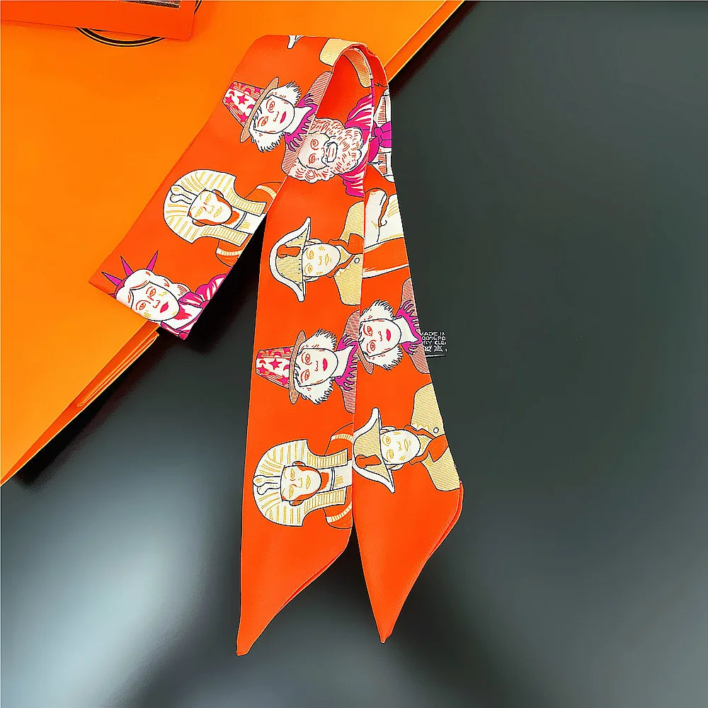 Silk Summer Scarf for Women Lightweight Neckwear - Smarsty