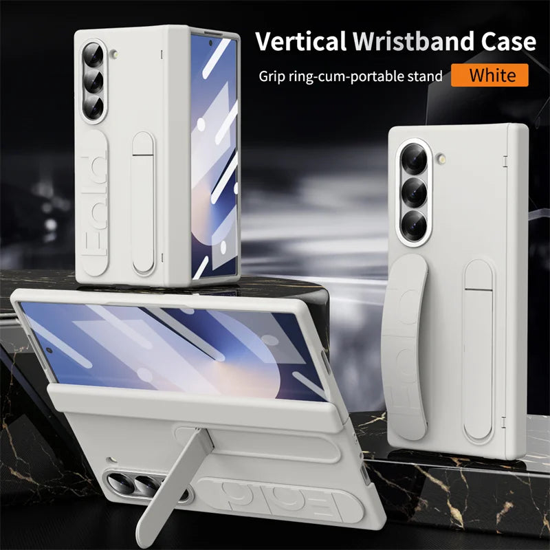 Galaxy Z Fold Case With Pen Slot Kickstand Shield Pro - Smarsty