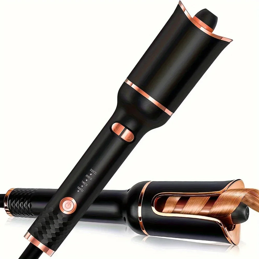 TINSOL Automatic Ceramic Curling Iron for Effortless Curls - Smarsty