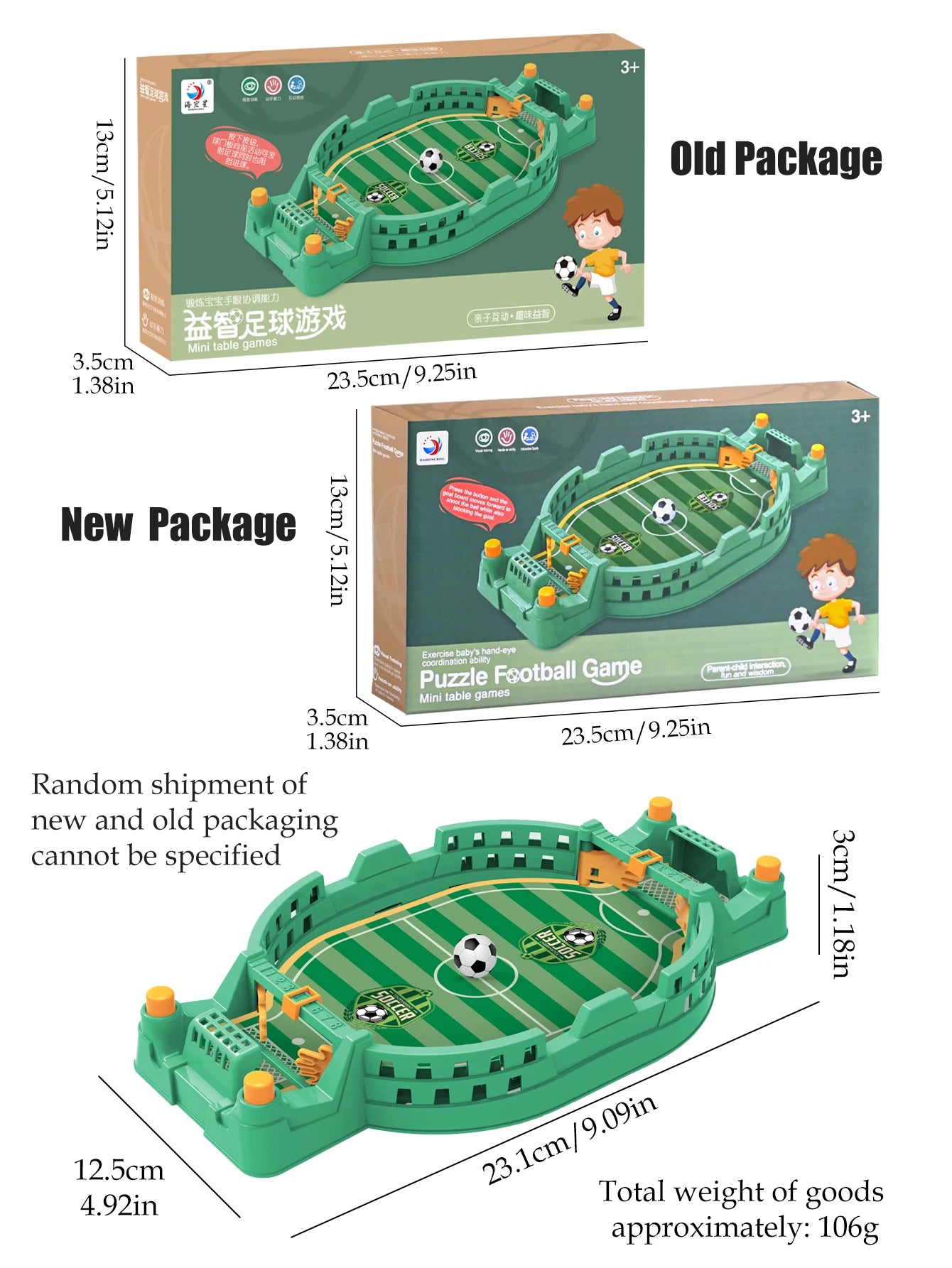 Football Table Mini Tabletop Interactive Game, Soccer Tabletops Competition Sports Games Desktop Catapult Toys for Family Game by Smarsty