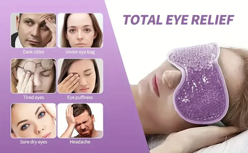 Cooling Gel Eye Mask for Puffiness Relief and Comfort - Smarsty