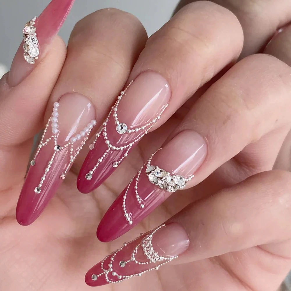 Mini Caviar Beads Nail Art Set with Magnetic Pen - Smarsty