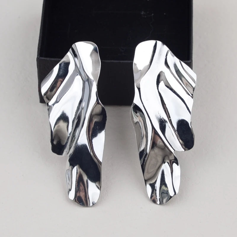 Statement Long Dangle Earrings for Women Big Twisted Style - Smarsty