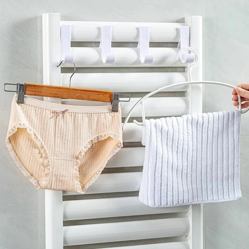 Heated Bathroom Towel Holder with Multifunction Hooks - Smarsty