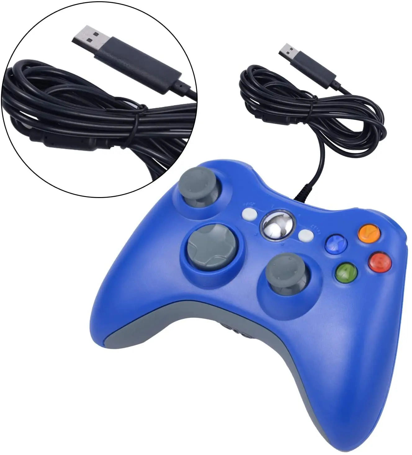USB Wired Game Controller for Xbox 360 with Enhanced Precision - Smarsty