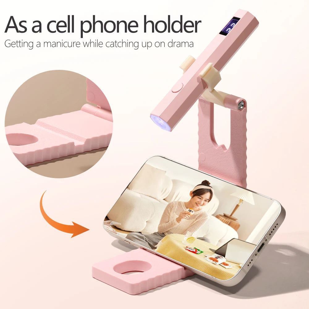Portable UV LED Nail Dryer Lamp for Quick Curing - Smarsty