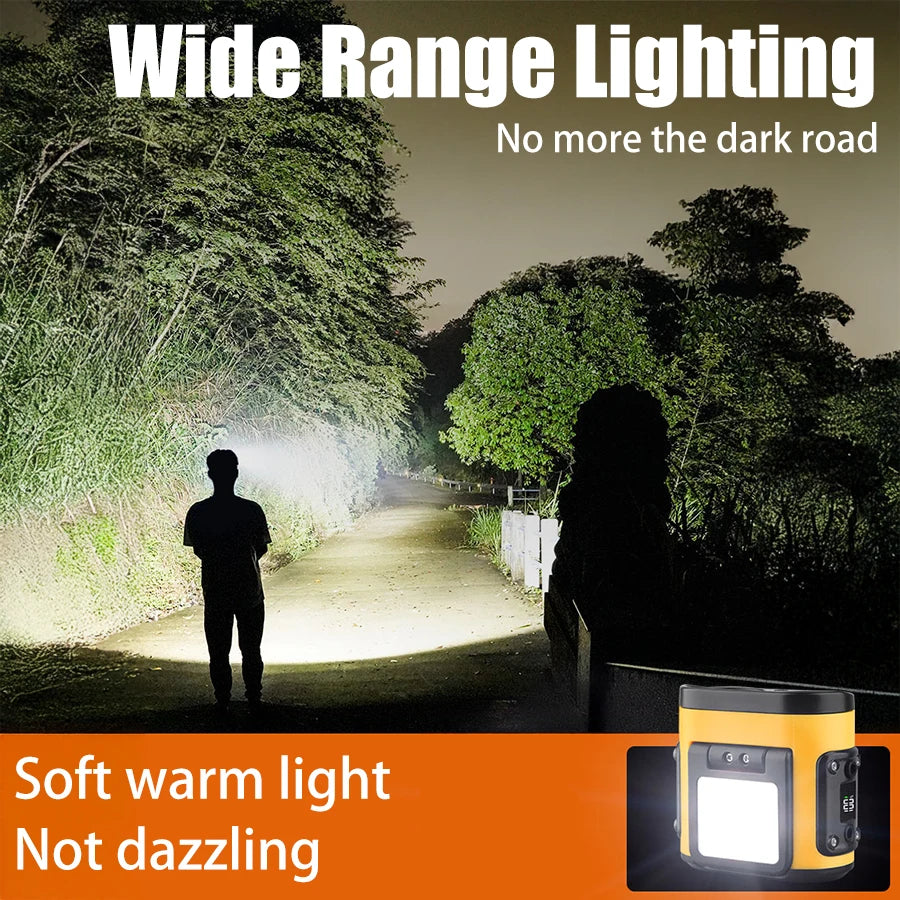 LED Headlamp Smart Sensor Cap Clip Light TPYE-C Rechargeable Flashlight With Power Display Riding Fishing Camping Outdoor Torch by Smarsty