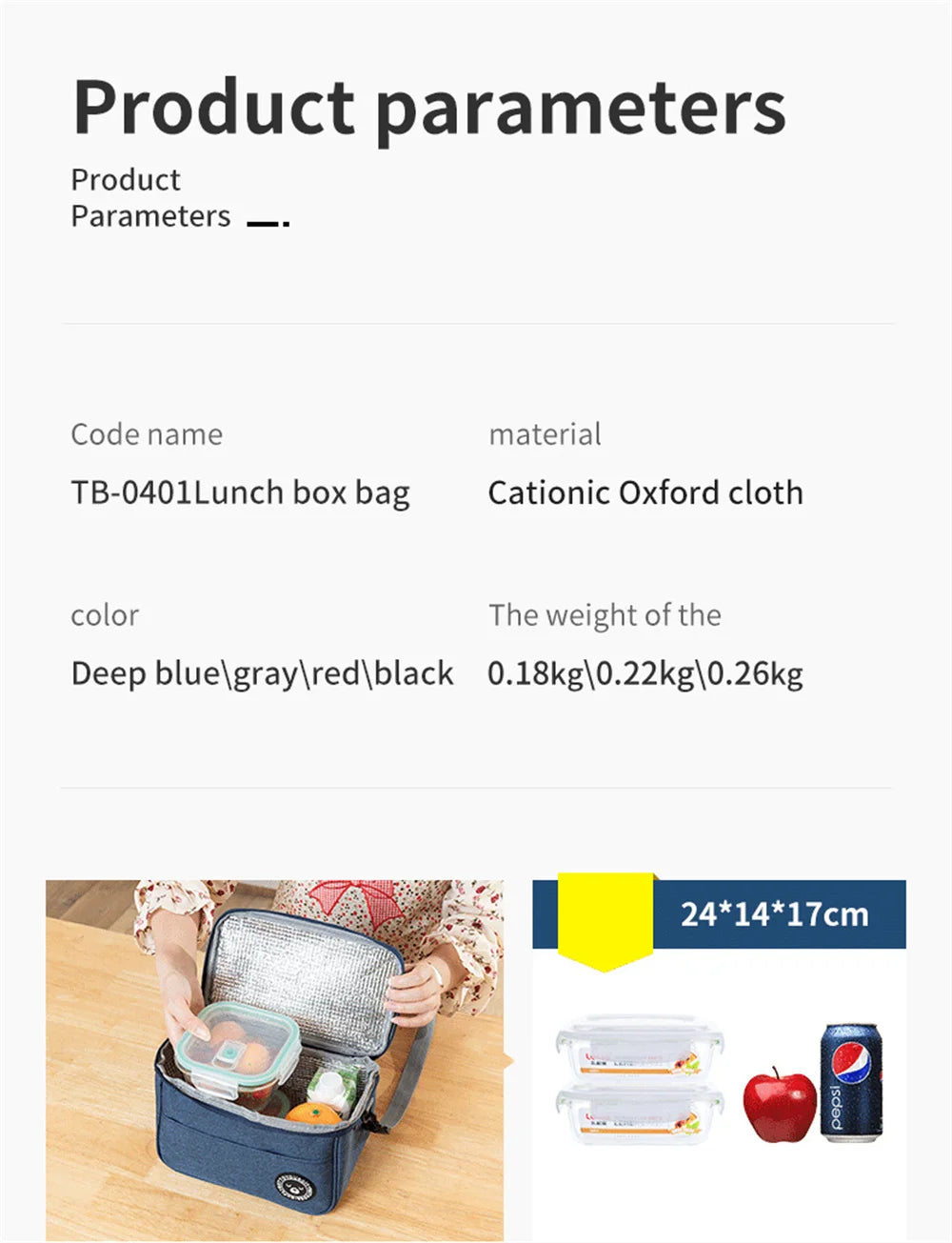 Portable Insulated Lunch Box Keeps Food Fresh Waterproof - Smarsty