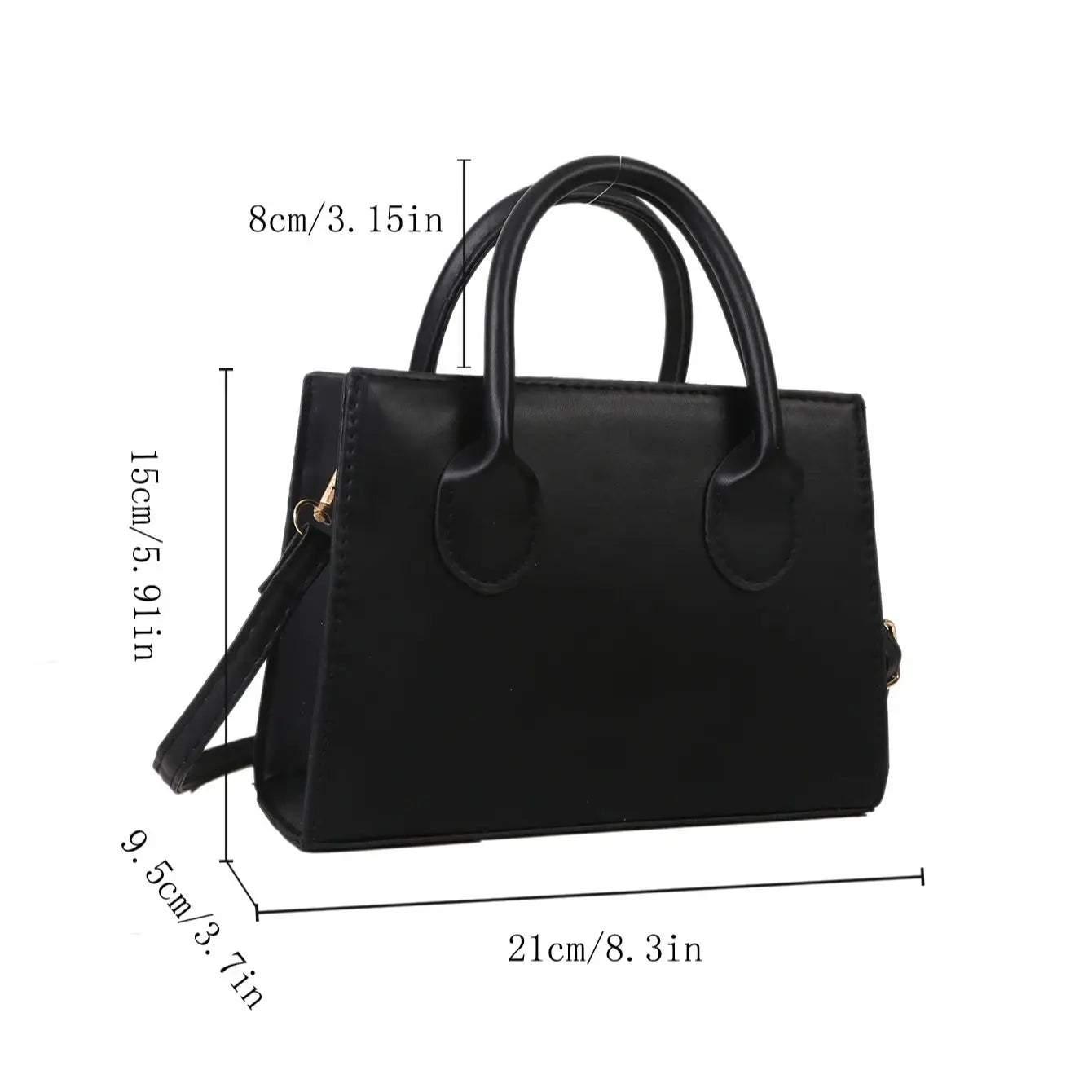 PU Leather Crossbody Bag For Women Large Capacity Tote - Smarsty