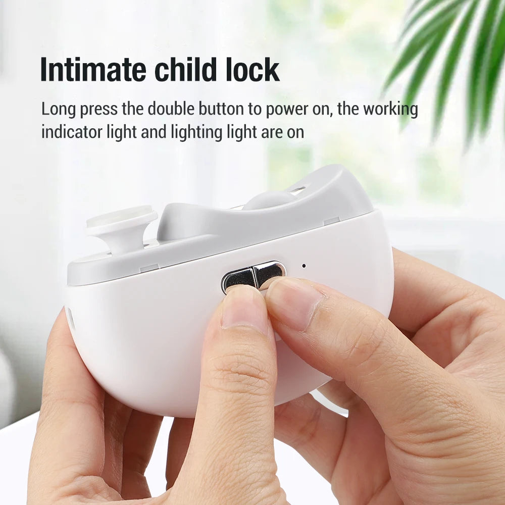 Electric Nail Clipper with Light for Easy Manicure - Smarsty
