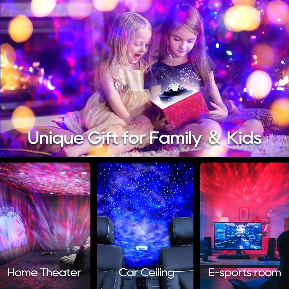 LED Starry Galaxy Projector with Bluetooth Music Player - Smarsty