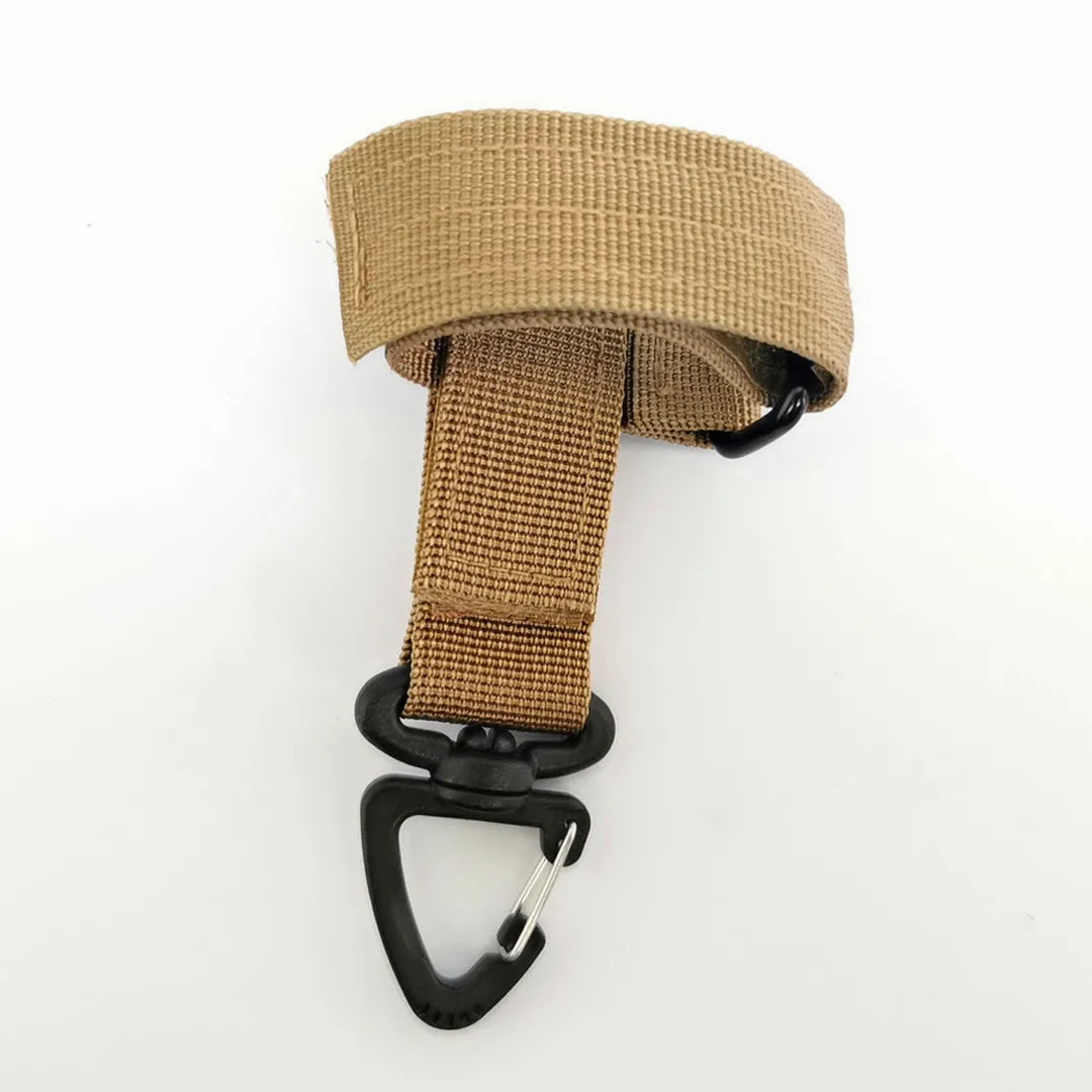 Outdoor Tactical Multi-purpose Nylon Hook Gloves Safety Clip Climbing Rope Camping Hanging Buck for Outdoor Camping