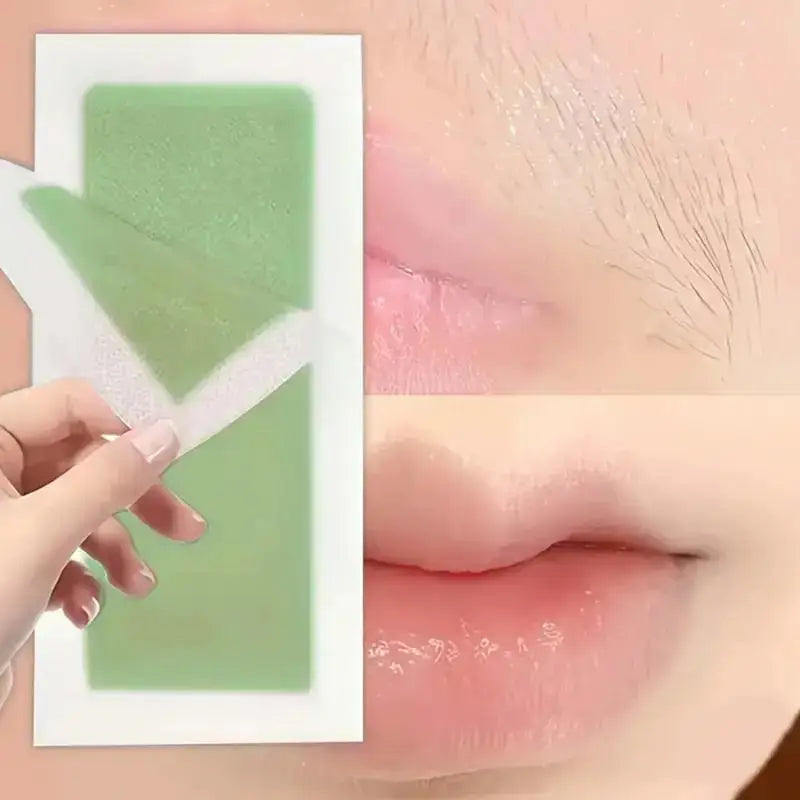 Hair Removal Wax Strip, Portable, Practical, Painless, Fast, Gentle And Non Irritating. 10 Disposable Hair Removal Wax Papers Ar