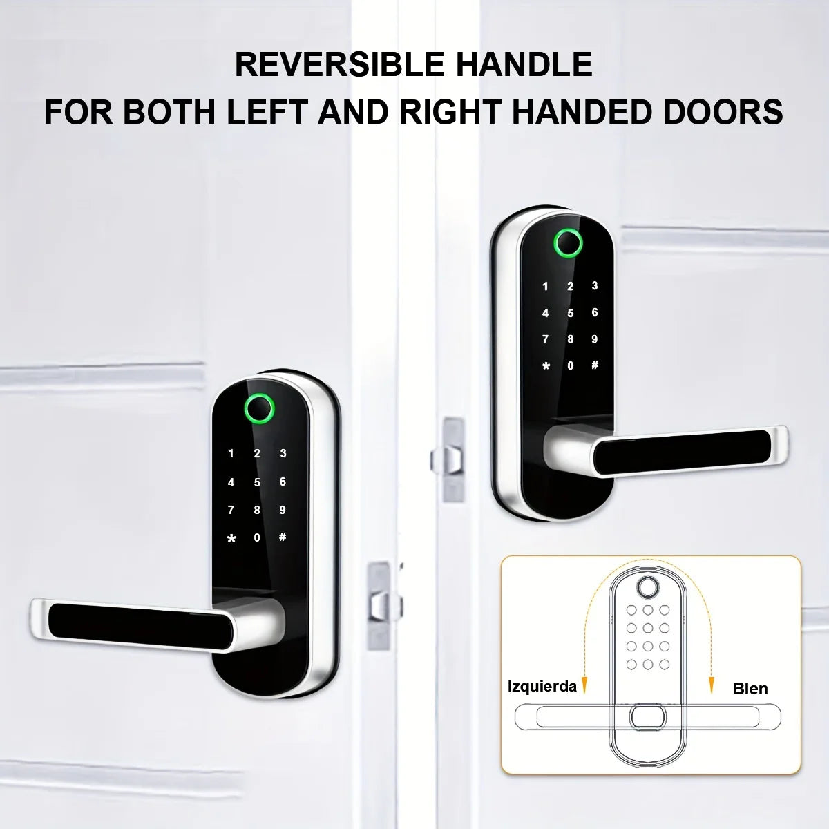 Smart Fingerprint Door Lock with WiFi Remote Access - Smarsty
