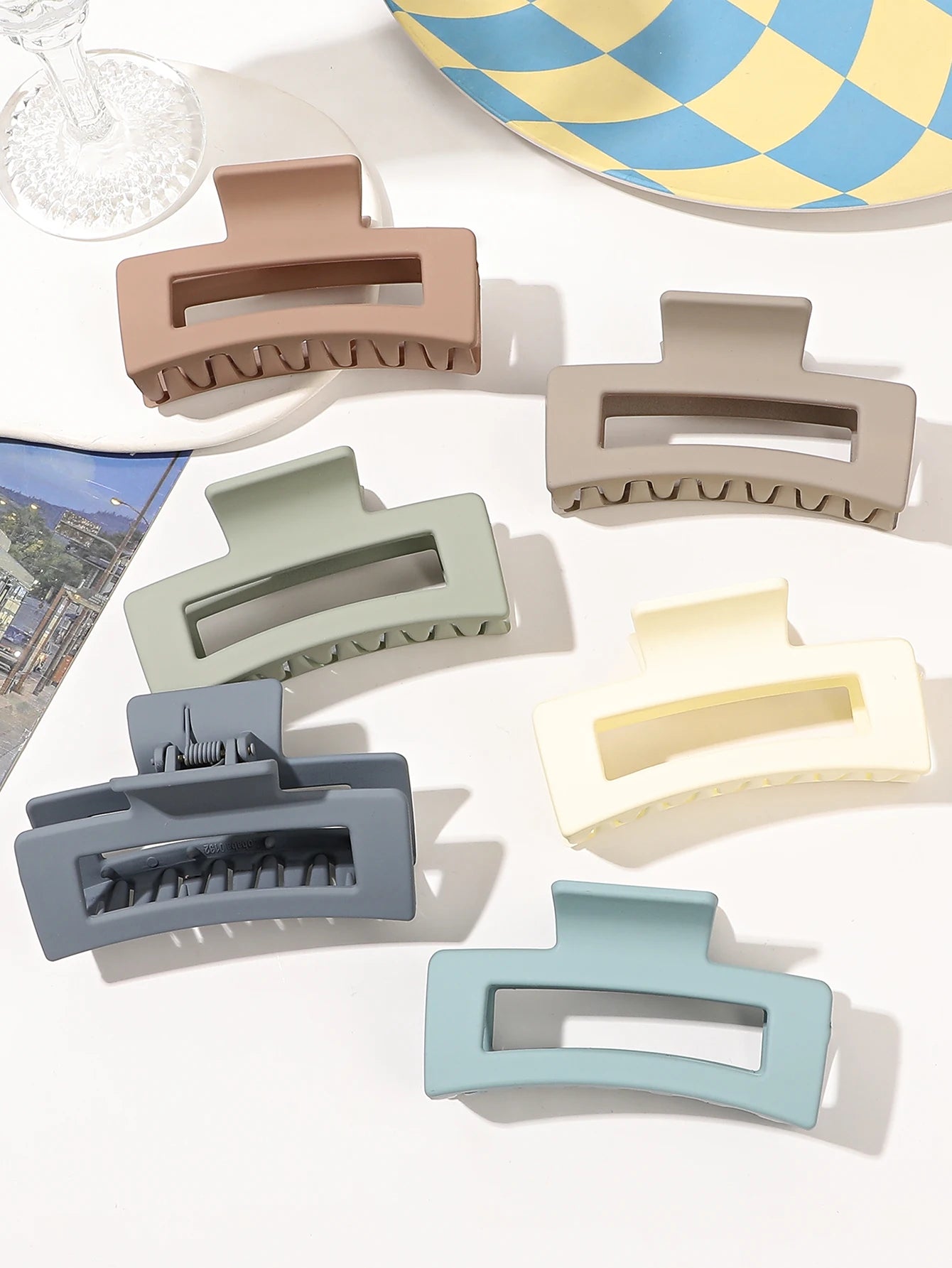 Hair Claw Clips Strong Hold Nonslip For Thick Hair - Smarsty