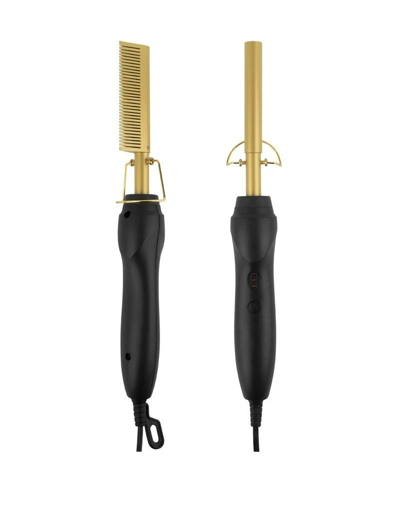 Multi-Functional Electric Hair Straightener and Curler - Smarsty