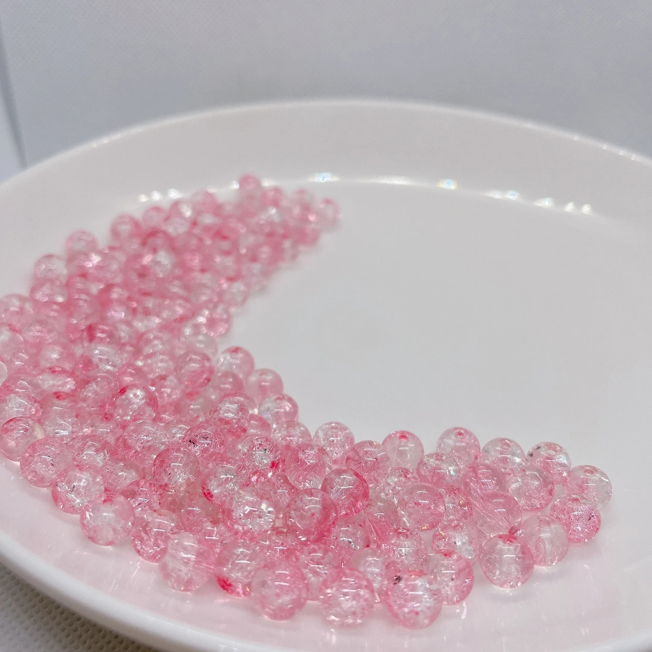 8mm Multicolor Glass Beads for Handmade Jewelry - Smarsty