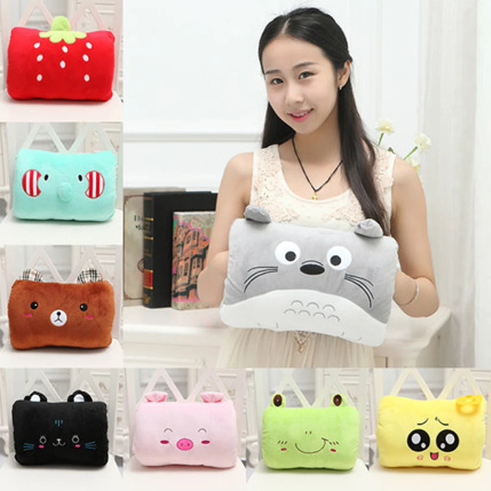 Kids Cartoon Plush Hand Warmer Soft Pillow Gift - Smarsty