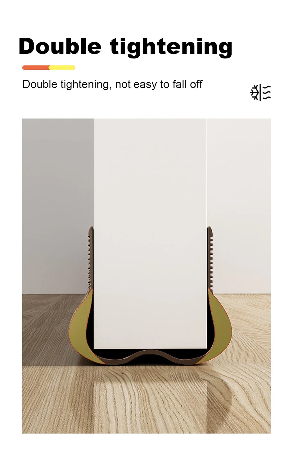 Flexible Door Bottom Sealing Strip Door Gap Soundproofing Wind and Dust Proof Weather Strip Under Door Draft Stopper Tape - Smarsty