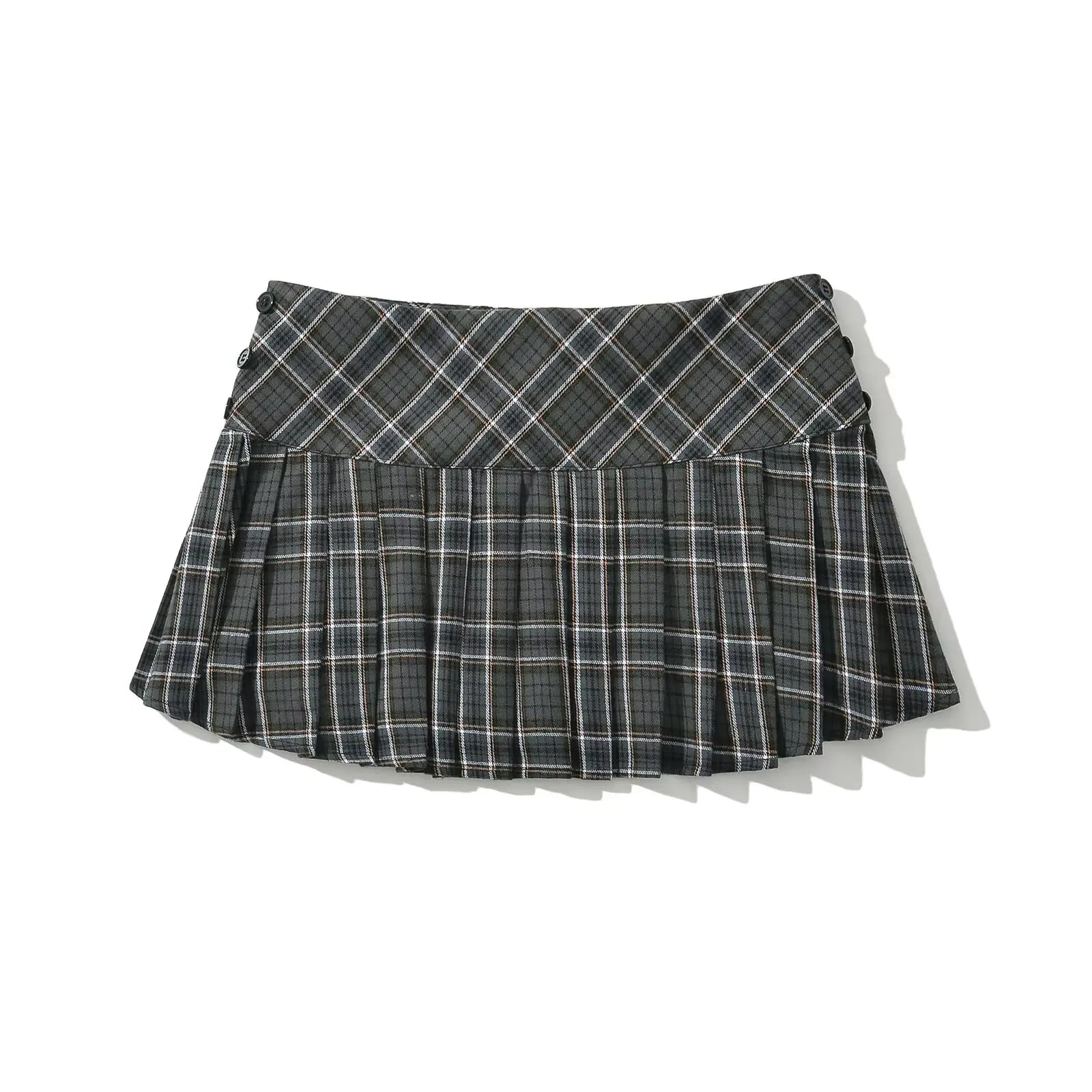 Summer Mini skirts for woman vintage korean fashion plaid skirts for women y2k skirts pleated red plaid skirts preppy style - Smarsty