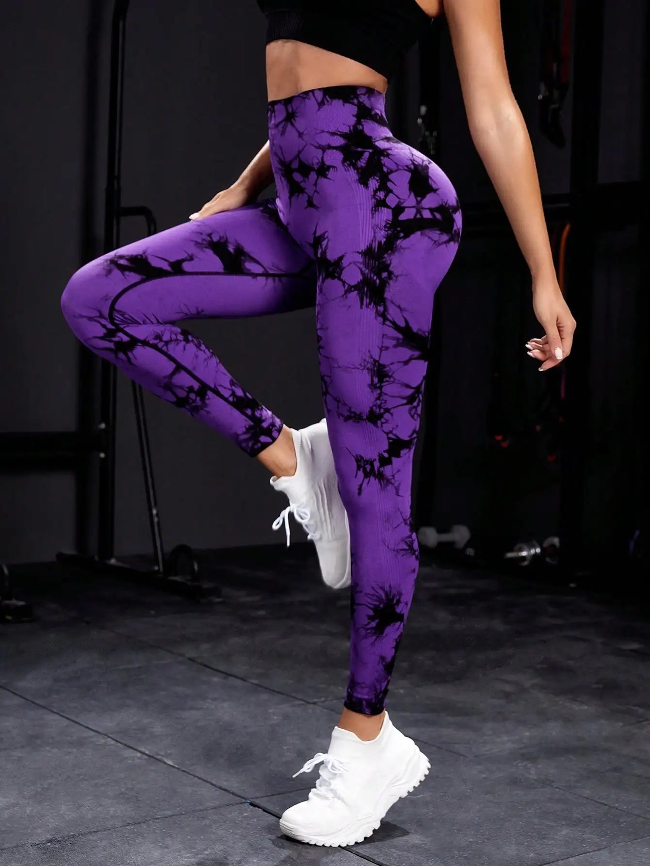 Women Yoga Pants Sport Leggings Seamless High Waist Push Up Woman Tights Fitness Workout Leggins Gym Clothing - Smarsty