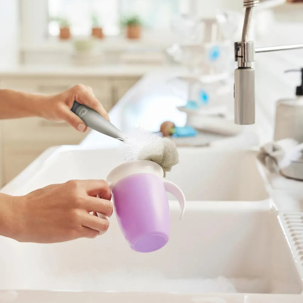 Sponge bottle brush, modern design to create an exclusive sponge bottle brush