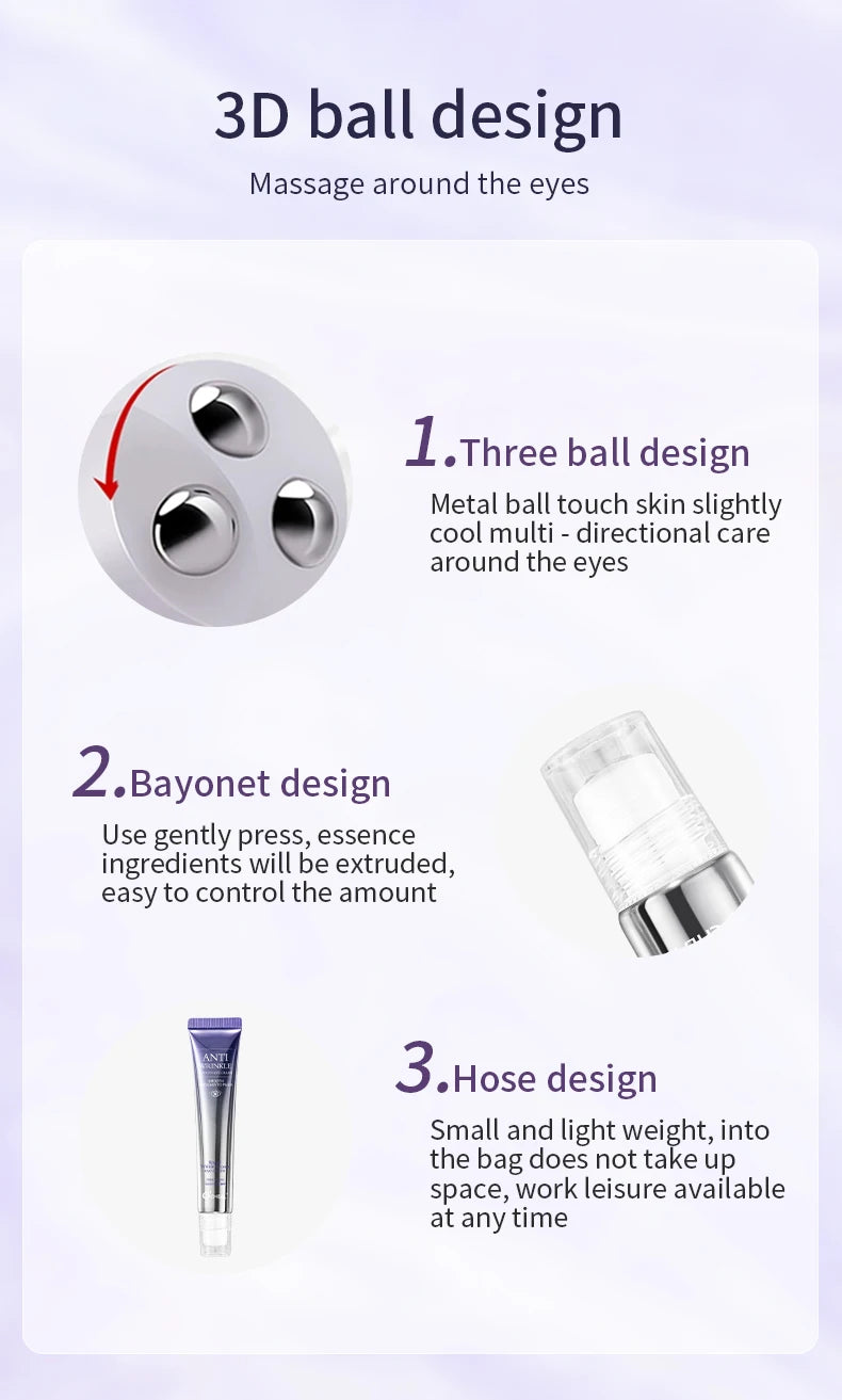 O'CHEAL Anti Aging Eye Cream Roller for Dark Circles - Smarsty