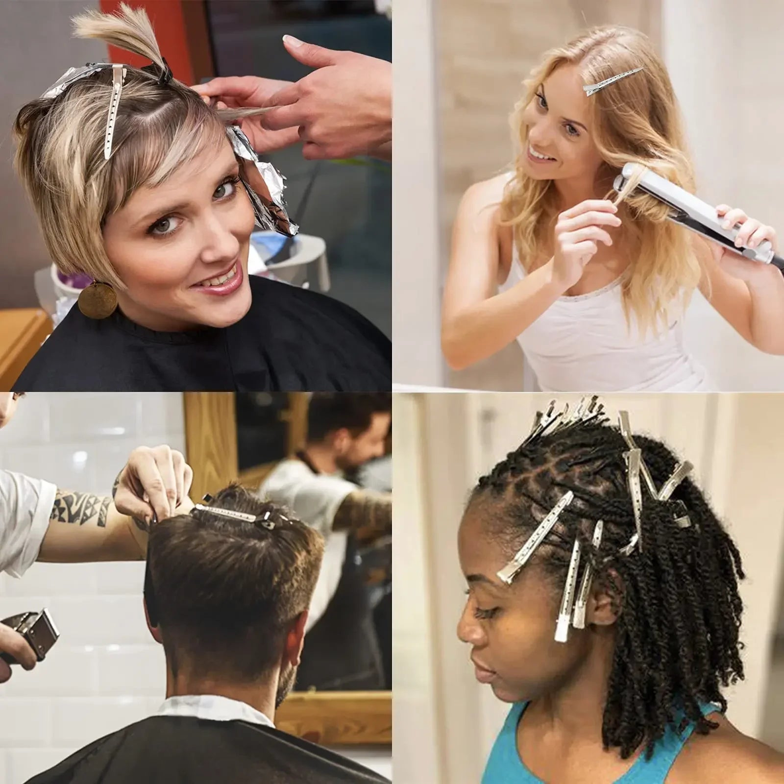 Metal Hair Care Clips for Easy Styling and Sectioning - Smarsty