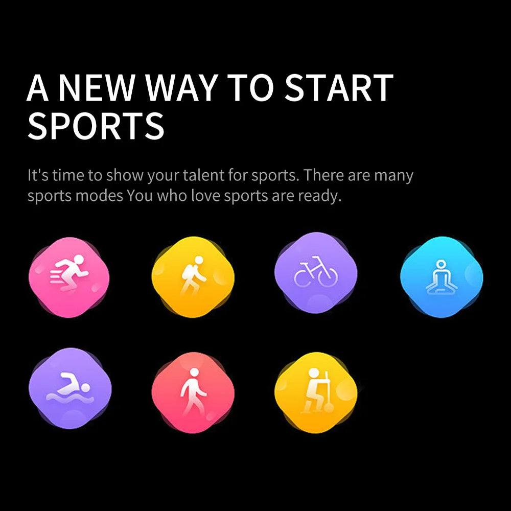 Bluetooth Smartwatch for Men and Women with Health Monitor - Smarsty